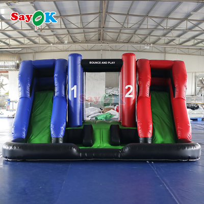 Commercial Inflatable Combo Slide Double Inflatable Bounce House Giant Inflatable Slide cho ngoài trời
