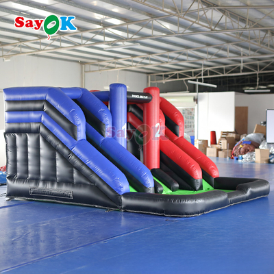 Commercial Inflatable Combo Slide Double Inflatable Bounce House Giant Inflatable Slide cho ngoài trời