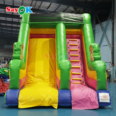 Bể bơi slide PVC Combo slide và hồ bơi khổng lồ slide thổi cho bán