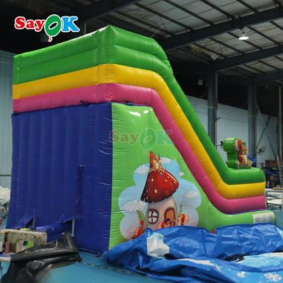 Bể bơi slide PVC Combo slide và hồ bơi khổng lồ slide thổi cho bán
