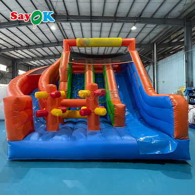 Giant Inflatable Slide PVC Inflatable Dry Double Slide Commercial Inflatable Slide Bounce House để thuê