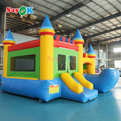 Thương mại ngoài trời PVC ốc cầu nhà cho trẻ em nhảy lâu đài cho trẻ em ốc cầu bouncer công viên giải trí
