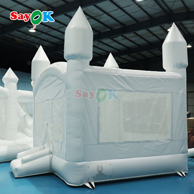 White Inflatable Bounce Inflatable House Bouncy Castle Bouncing Castle Inflatable For Outdoor Party Hôn nhân