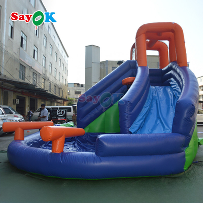 Sayok 20ft Hot Sale Bánh trượt nước bơm bơm với hồ bơi Bánh trượt nước bơm cho trẻ em