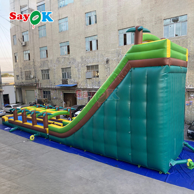 Tiêu chuẩn thương mại nước bơm đôi slide cây cọ nước slide bơm cho trẻ em và người lớn