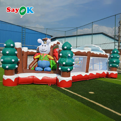 Kids Fun Bounce House Inflatable Bouncy Jumping Castle Mô hình nổi