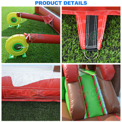 Kids Fun Bounce House Inflatable Bouncy Jumping Castle Mô hình nổi