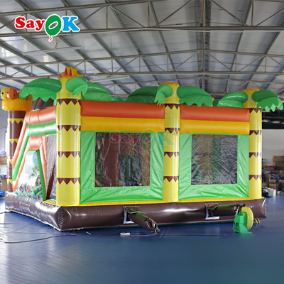 PVC thương mại Bounce House nhảy Bouncy Lâu đài thổi thổi với trượt