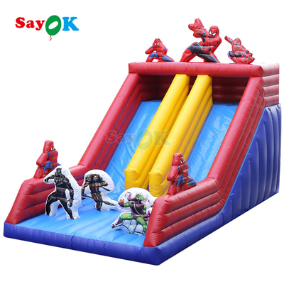 Thương mại đầy màu sắc nổi bật Bounce House & Slide Combo cho trẻ em và người lớn ngoài trời PVC Bouncy Castle