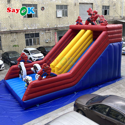 Thương mại đầy màu sắc nổi bật Bounce House & Slide Combo cho trẻ em và người lớn ngoài trời PVC Bouncy Castle