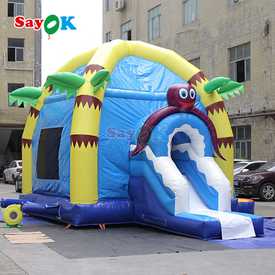 Bright Cartoon Bức tranh nổi lâu đài Bounce House cho trong nhà & ngoài trời trẻ em bữa tiệc và sử dụng chăm sóc ban ngày