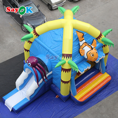 Bright Cartoon Bức tranh nổi lâu đài Bounce House cho trong nhà & ngoài trời trẻ em bữa tiệc và sử dụng chăm sóc ban ngày