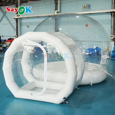 Sayok Nhà bong bóng trong suốt Trampoline Nhà bong bóng bơm cho trẻ em