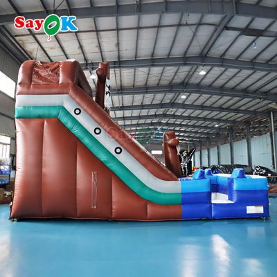 Thiết kế mới trượt bơm Pirate trượt bơm Bouncy House trượt bơm Bouncer khô cho trẻ em