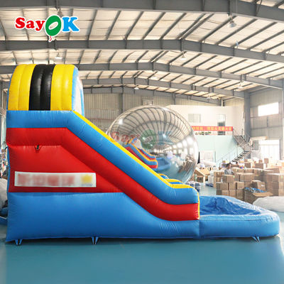 An toàn Bouncy Castle With Slide Tùy chỉnh Bounce House nước slide Inflatable Kids ngoài trời