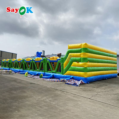 Commercial Inflatable Obstacle Course Giant Inflatable Playground ngoài trời cho trẻ em Công viên giải trí nổi