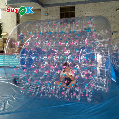 Sayok Bầu khí PVC trong suốt con người hamster Rolling Zorb Roller Ball Nước đi bộ bóng chơi cho đồ chơi nước