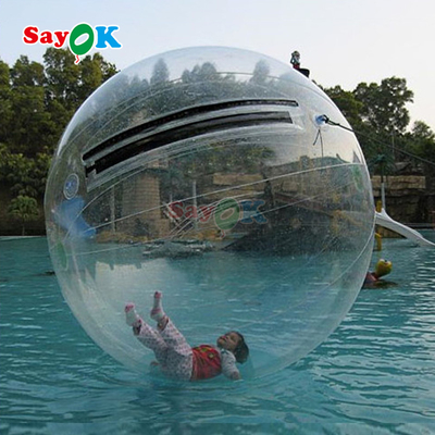 Bóng lăn nước phao bơm hơi Aqua Zorbing, hình trụ PVC trong suốt, bóng bong bóng nước cho người chơi trò chơi dưới nước