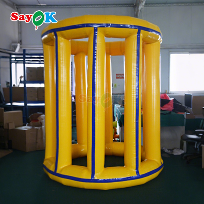 Nước bơm đầy màu sắc chạy bóng cuộn bơm đầy nước đi bộ đồ chơi game nổi