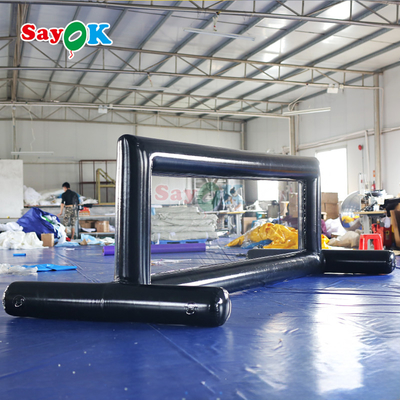 PVC sân bóng chuyền bơm lên hồ bơi sân bóng chuyền nước bơm lên cho các trò chơi nước ngoài