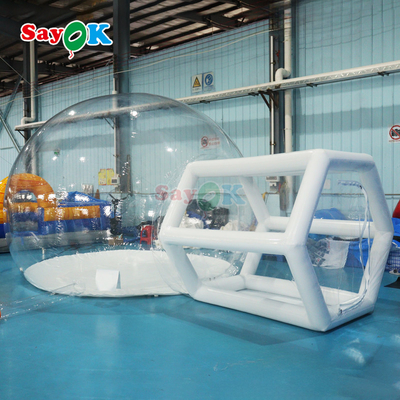 Nhà bong bóng bơm hơi trong suốt tùy chỉnh Nhà bong bóng mái vòm cho tiệc ngoài trời