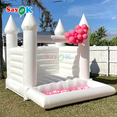 Nhà Bật Bouncy Castle bơm hơi tiệc ngoài trời, Nhà Bật Lâu Đài Cưới với Hố Bóng