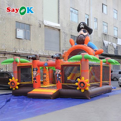 Tàu cướp biển Sayok Commercial Bounce House Combo Bouncer có slide