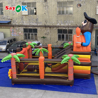 Tàu cướp biển Sayok Commercial Bounce House Combo Bouncer có slide