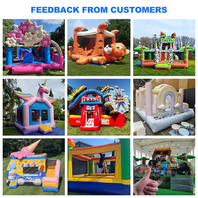 Nhà hơi bơm hơi PVC cấp thương mại Sayok cho trẻ em