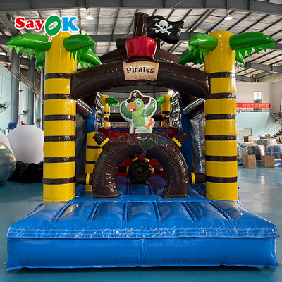 Sayok Tùy chỉnh Thương mại Bouncy Lâu đài Bơm hơi Tàu Cướp biển Bouncer Bơm hơi Trượt cho Trẻ em