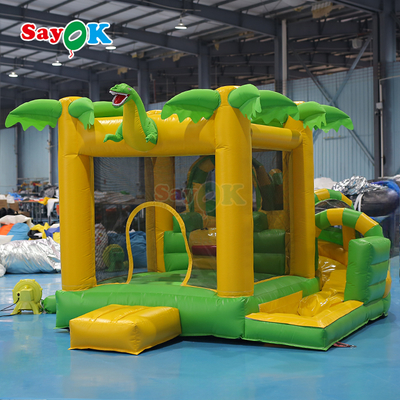 Sayok Nhà Bật Hơi Thương Mại Nhỏ Khủng Long Phối Hợp Bouncer Bơm Hơi cho Trẻ Em