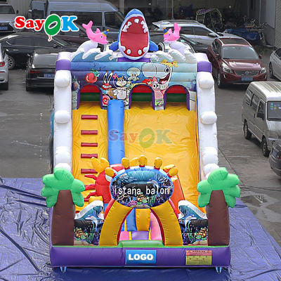 Sayok Seaworld Bouncing Castle Inflatable Outdoor Inflatable Bounce House Combo dành cho trẻ em