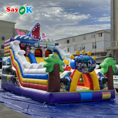 Sayok Seaworld Bouncing Castle Inflatable Outdoor Inflatable Bounce House Combo dành cho trẻ em