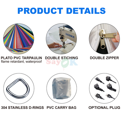 Lâu đài bơm hơi thương mại 23ft, Tổ hợp nhà nhún bơm hơi cho ngoài trời