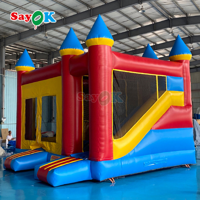 Lâu đài bơm hơi Sayok Bouncing Castle, nhà phao PVC thương mại ngoài trời kết hợp cho trẻ em