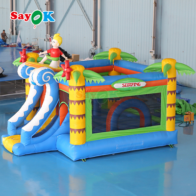 Lâu đài bơm hơi chủ đề lướt sóng Sayok, lâu đài bơm hơi thương mại, tổ hợp bơm hơi cho trẻ em