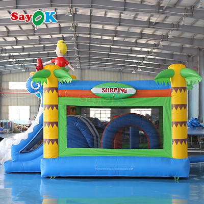 Lâu đài bơm hơi chủ đề lướt sóng Sayok, lâu đài bơm hơi thương mại, tổ hợp bơm hơi cho trẻ em