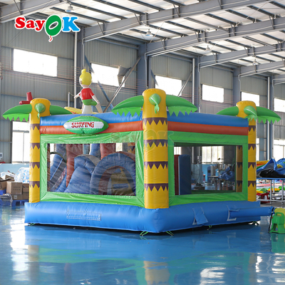 Lâu đài bơm hơi chủ đề lướt sóng Sayok, lâu đài bơm hơi thương mại, tổ hợp bơm hơi cho trẻ em
