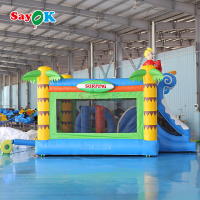 Lâu đài bơm hơi chủ đề lướt sóng Sayok, lâu đài bơm hơi thương mại, tổ hợp bơm hơi cho trẻ em