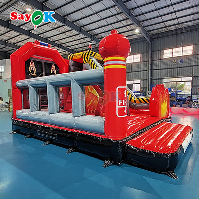 Sayok tùy chỉnh Trạm cứu hỏa Lâu đài bơm bơm xe cứu hỏa với trượt