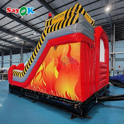 Sayok tùy chỉnh Trạm cứu hỏa Lâu đài bơm bơm xe cứu hỏa với trượt