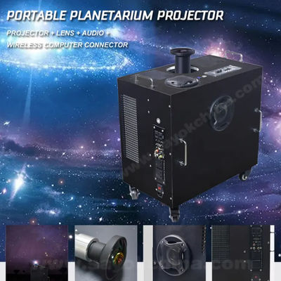 Sayok 6500LM Planetarium bơm di động với bảo hành 1 năm và 4 bánh xe cho chiếu Full Dome HD