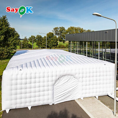 Sayok Guangzhou Customized Giant White Cube Inflatable Tent for Outdoor Event Wedding 200 People