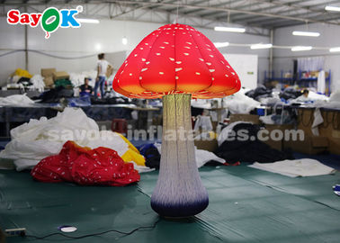 2m 16 màu LED Light Mushroom Trang trí ánh sáng bơm hơi cho quảng cáo