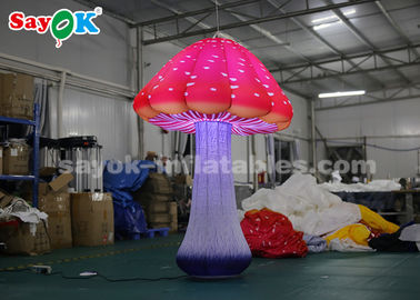 2m 16 màu LED Light Mushroom Trang trí ánh sáng bơm hơi cho quảng cáo