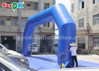 Giàn bơm hơi Blue PVC 9,14 X 3,65 mét Vòm bơm hơi cho quảng cáo sự kiện Dễ dàng vệ sinh