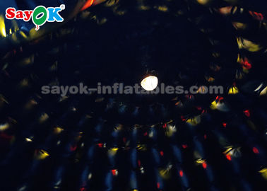 Đi ra ngoài Lều không khí chống cháy Lều không khí bơm thương mại Disco Dome Bouncy Jumper House