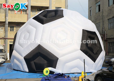 Lều quả cầu bơm hơi 8m H Lều bóng đá bơm hơi Oxford bền cho triển lãm thương mại thể thao