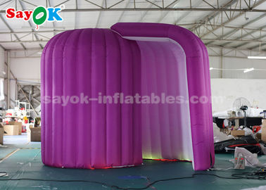 Lều bên bơm hơi Hình dạng ốc sên LED Light Inflatable Photo Booth Bao vây để khuyến mãi