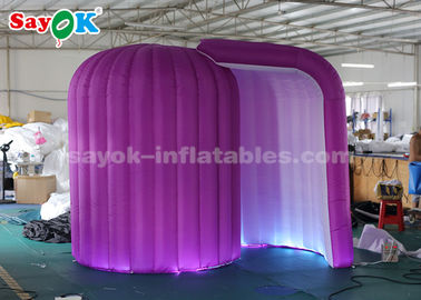 Lều bên bơm hơi Hình dạng ốc sên LED Light Inflatable Photo Booth Bao vây để khuyến mãi